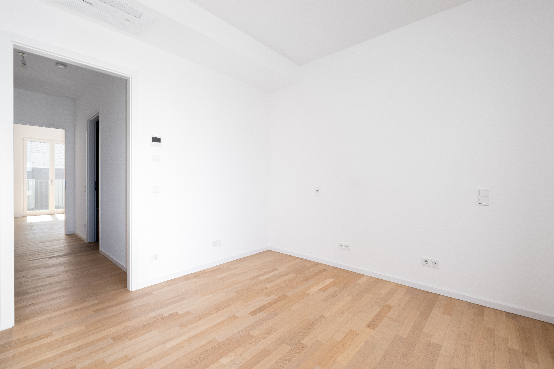 Penthouse Raum mit Lichtachse